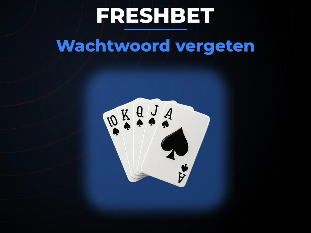 Freshbet - Wachtwoord vergeten